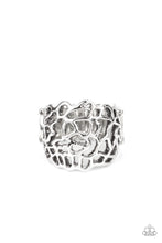 Load image into Gallery viewer, Get Your FRILL - Silver Ring Paparazzi Accessories