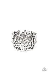 silver,Wide Back,Get Your FRILL - Silver Ring