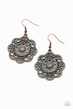 Load image into Gallery viewer, Western Mandalas - Copper Earrings Paparazzi Accessories