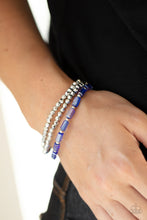 Load image into Gallery viewer, Elegant Essence - Blue Stretchy Bracelets Paparazzi Accessories