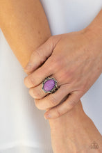 Load image into Gallery viewer, Flowering Dunes - Purple Ring Paparazzi Accessories