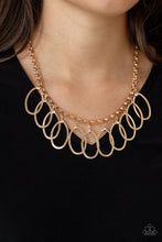 Load image into Gallery viewer, Double OVAL-time - Gold Necklace Paparazzi Accessories