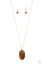 Load image into Gallery viewer, Elemental Elegance - Brown Necklace Paparazzi Accessories