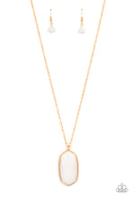 Load image into Gallery viewer, Elemental Elegance - White Stone Necklace Paparazzi Accessories