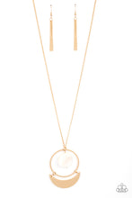 Load image into Gallery viewer, Moonlight Sailing - Gold Necklace Paparazzi Accessories