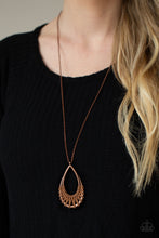 Load image into Gallery viewer, Homespun Artifact - Copper Necklace Paparazzi Accessories