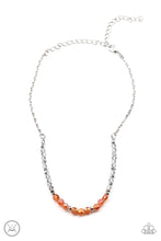 Load image into Gallery viewer, Space Odyssey - Orange Choker  Necklace Paparazzi Accessories