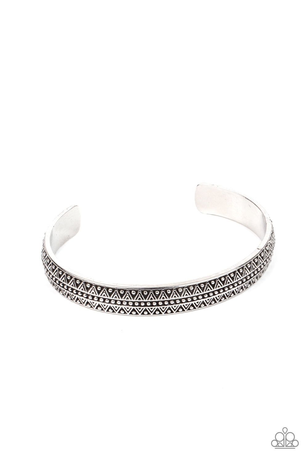 Peak Conditions - Silver Cuff Bracelet Paparazzi Accessories