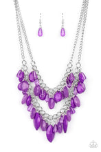 Load image into Gallery viewer, Midsummer Mixer - Purple Necklace Paparazzi Accessories