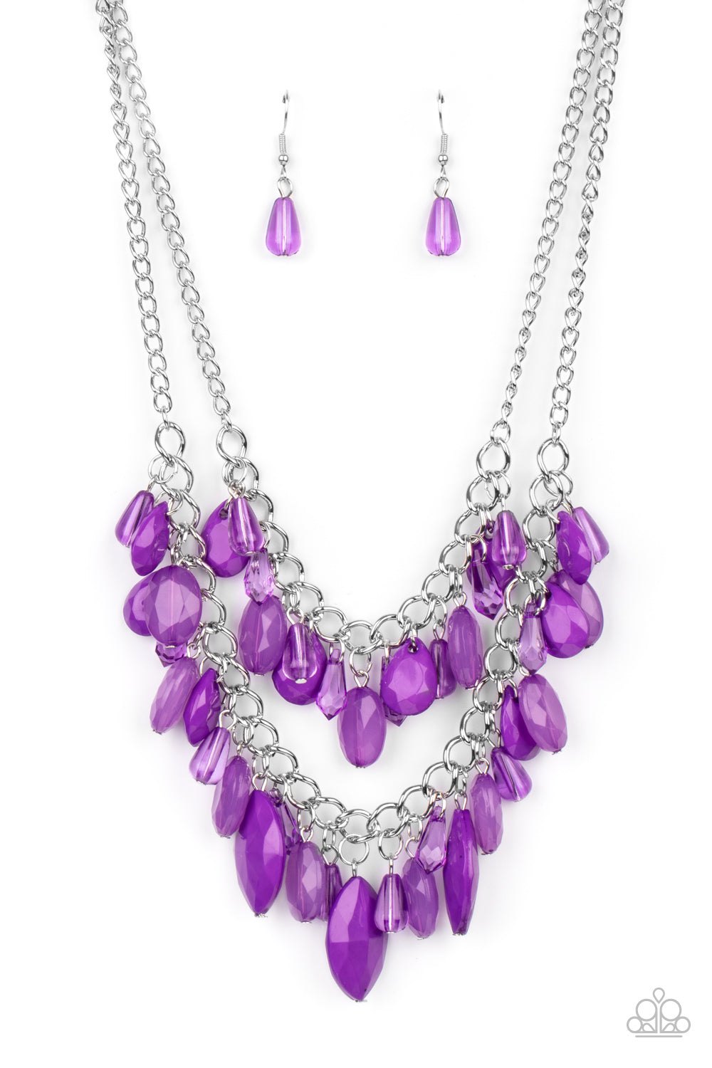 Midsummer Mixer - Purple Necklace Paparazzi Accessories