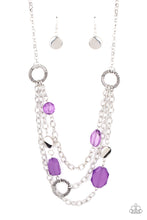 Load image into Gallery viewer, Oceanside Spa - Purple Necklace Paparazzi Accessories