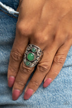 Load image into Gallery viewer, PALMS Up - Green Ring Paparazzi Accessories