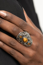 Load image into Gallery viewer, PALMS Up - Brown Tiger&#39;s Eye Ring Paparazzi Accessories