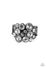 Load image into Gallery viewer, Bubbling Bravado - Black Ring Paparazzi Accessories