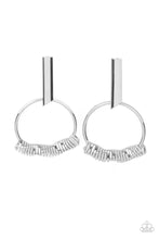 Load image into Gallery viewer, Set Into Motion - Silver Post Earrings Paparazzi Accessories