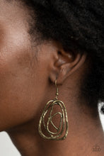 Load image into Gallery viewer, Artisan Relic - Brass Earrings Paparazzi Accessories