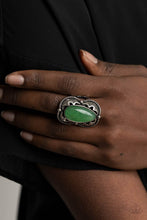 Load image into Gallery viewer, Mystical Mambo - Green Ring Paparazzi Accessories