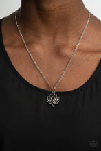 Load image into Gallery viewer, Lotus Retreat - Silver Necklace Paparazzi Accessories