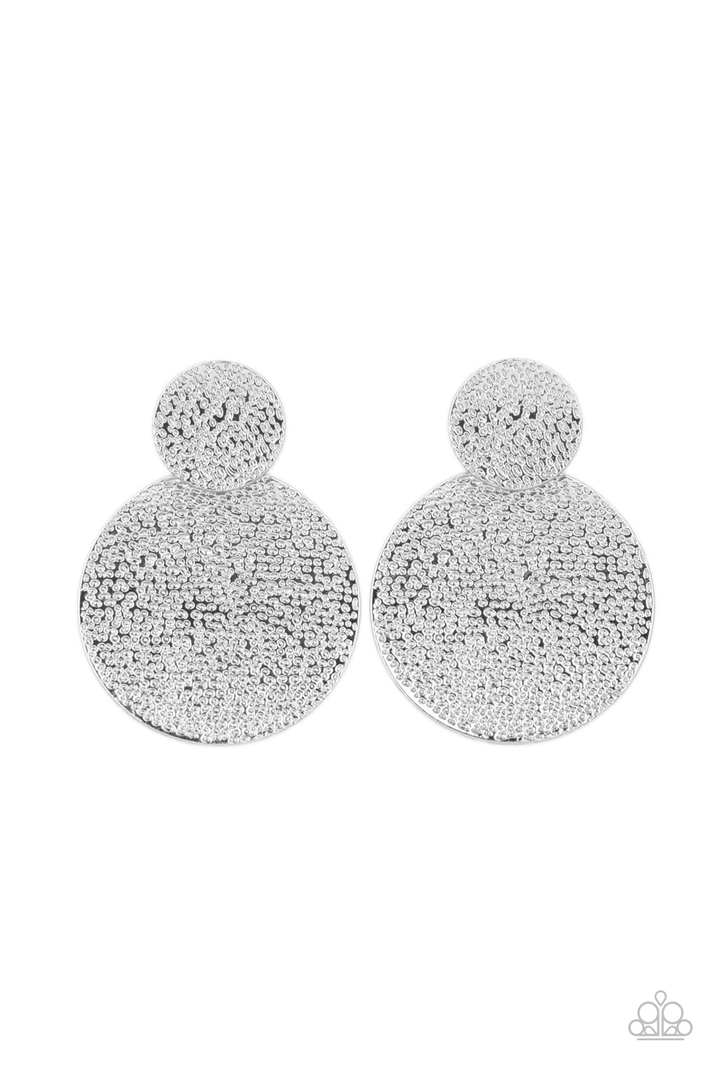 Refined Relic - Silver Post Earrings Paparazzi Accessories