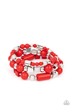 Load image into Gallery viewer, Perfectly Prismatic - Red Stretchy Bracelet Paparazzi Accessories