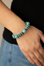 Load image into Gallery viewer, Rustic Rival - Copper Stone Stretchy Bracelet Paparazzi Accessories