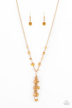 Load image into Gallery viewer, Cosmic Charisma - Gold Necklace Paparazzi Accessories