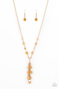 gold,short necklace,Cosmic Charisma - Gold Necklace