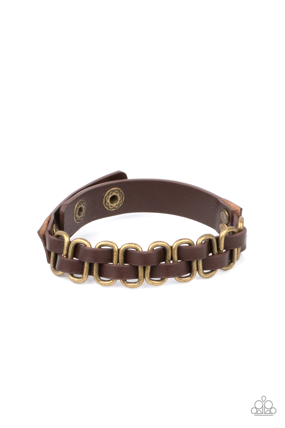 Gone Rogue - Brass Bracelet Paparazzi Accessories