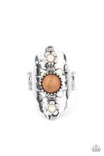 Load image into Gallery viewer, Badlands Garden - Brown Stone Ring Paparazzi Accessories