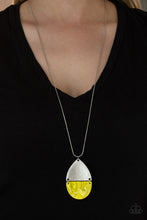 Load image into Gallery viewer, Rainbow Shores - Yellow Necklace Paparazzi Accessories