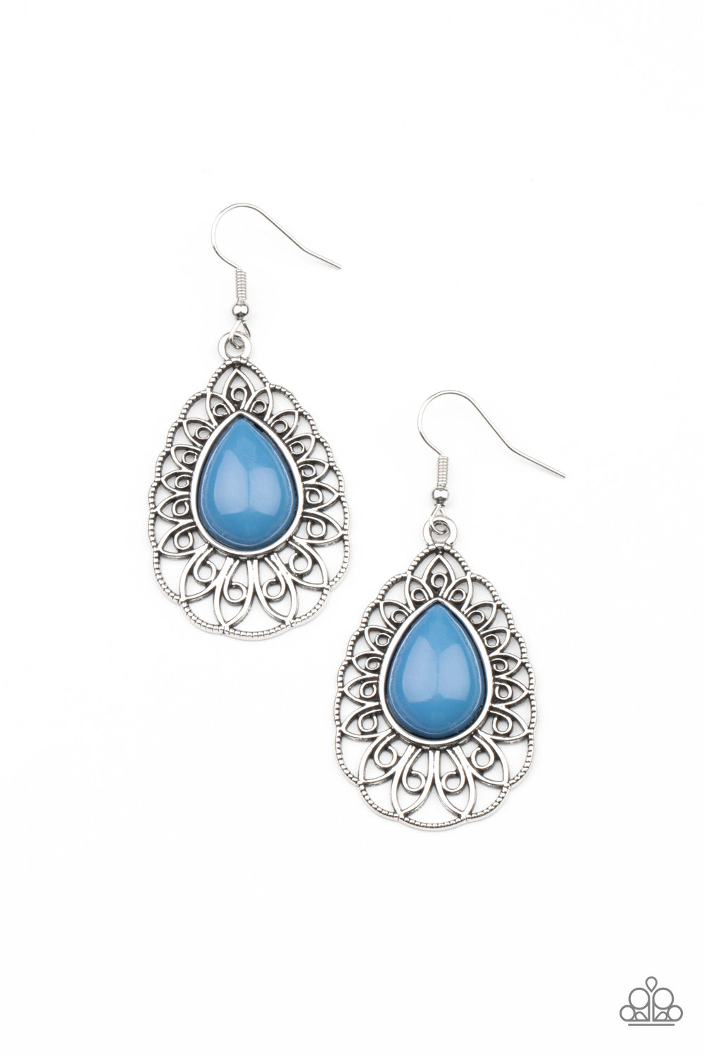 Dream STAYCATION - Blue Earrings Paparazzi Accessories