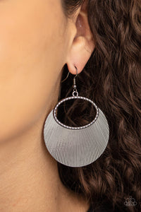 fishhook,gunmetal,Fan Girl Glam - Black Earrings