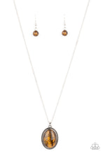 Load image into Gallery viewer, Tranquil Talisman - Brown Tiger&#39;s Eye Necklace Paparazzi Accessories