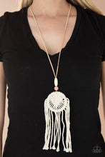 Load image into Gallery viewer, Desert Dreamscape - Pink Macrame Necklace Paparazzi Accessories