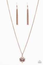 Load image into Gallery viewer, Lotus Retreat - Copper Necklace Paparazzi Accessories