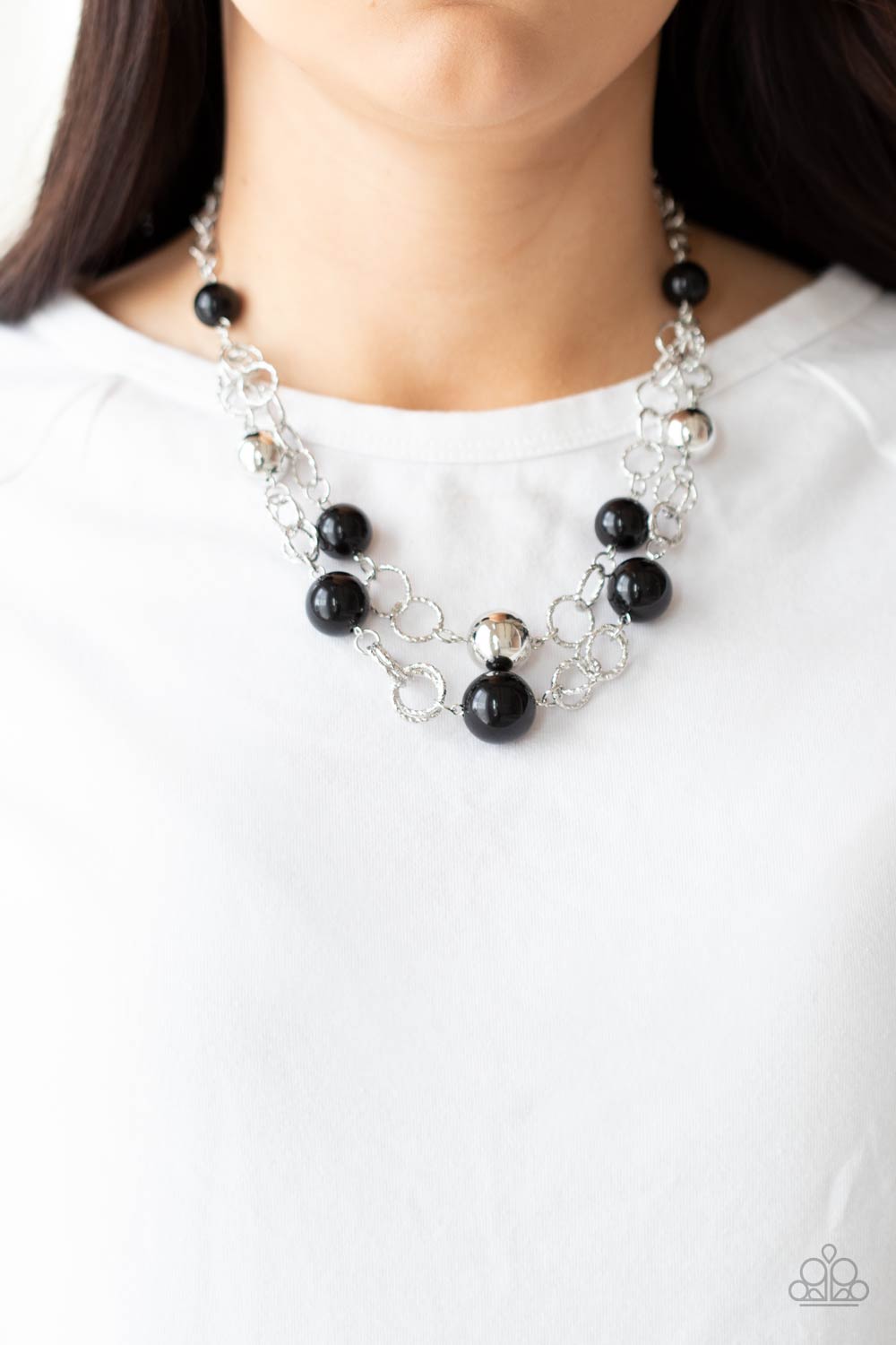 New Age Knockout - Black Necklace Paparazzi Accessories