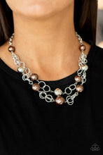 Load image into Gallery viewer, New Age Knockout - Brown Pearl Necklace Paparazzi Accessories