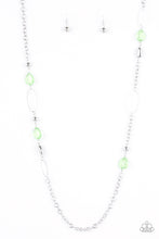 Load image into Gallery viewer, SHEER As Fate - Green Necklace Paparazzi Accessories