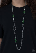 Load image into Gallery viewer, SHEER As Fate - Green Necklace Paparazzi Accessories