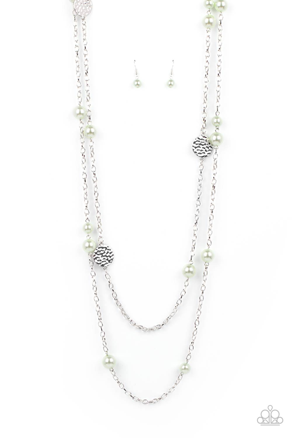 Sublime Awakening - Green Pearl Necklace Paparazzi Accessories