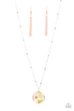 Load image into Gallery viewer, Floral Embrace - Rose Gold Necklace Paparazzi Accessories