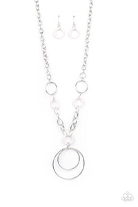 long necklace,white,HOOP du Jour - White Necklace