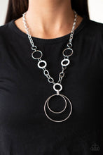 Load image into Gallery viewer, HOOP du Jour - White Necklace Paparazzi Accessories