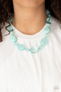 blue,short necklace,Staycation Stunner - Blue Necklace