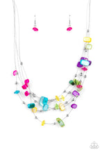 Load image into Gallery viewer, Prismatic Pebbles - Multi Necklace Paparazzi Accessories