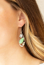 Load image into Gallery viewer, Harmonious Harbors - Green Earrings Paparazzi Accessories