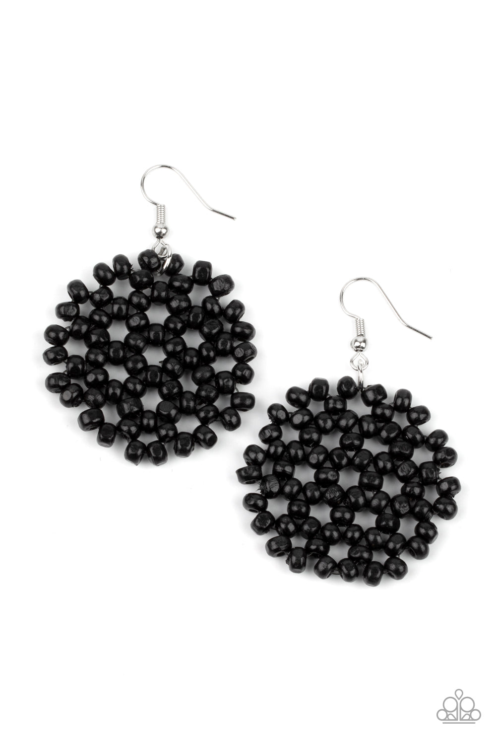 Summer Escapade - Black Earrings Paparazzi Accessories