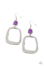 Load image into Gallery viewer, Material Girl Mod - Purple Earring Paparazzi Accessories