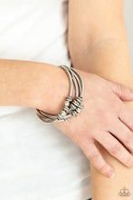 Load image into Gallery viewer, We Aim To Please - Silver Bracelet Paparazzi Accessories