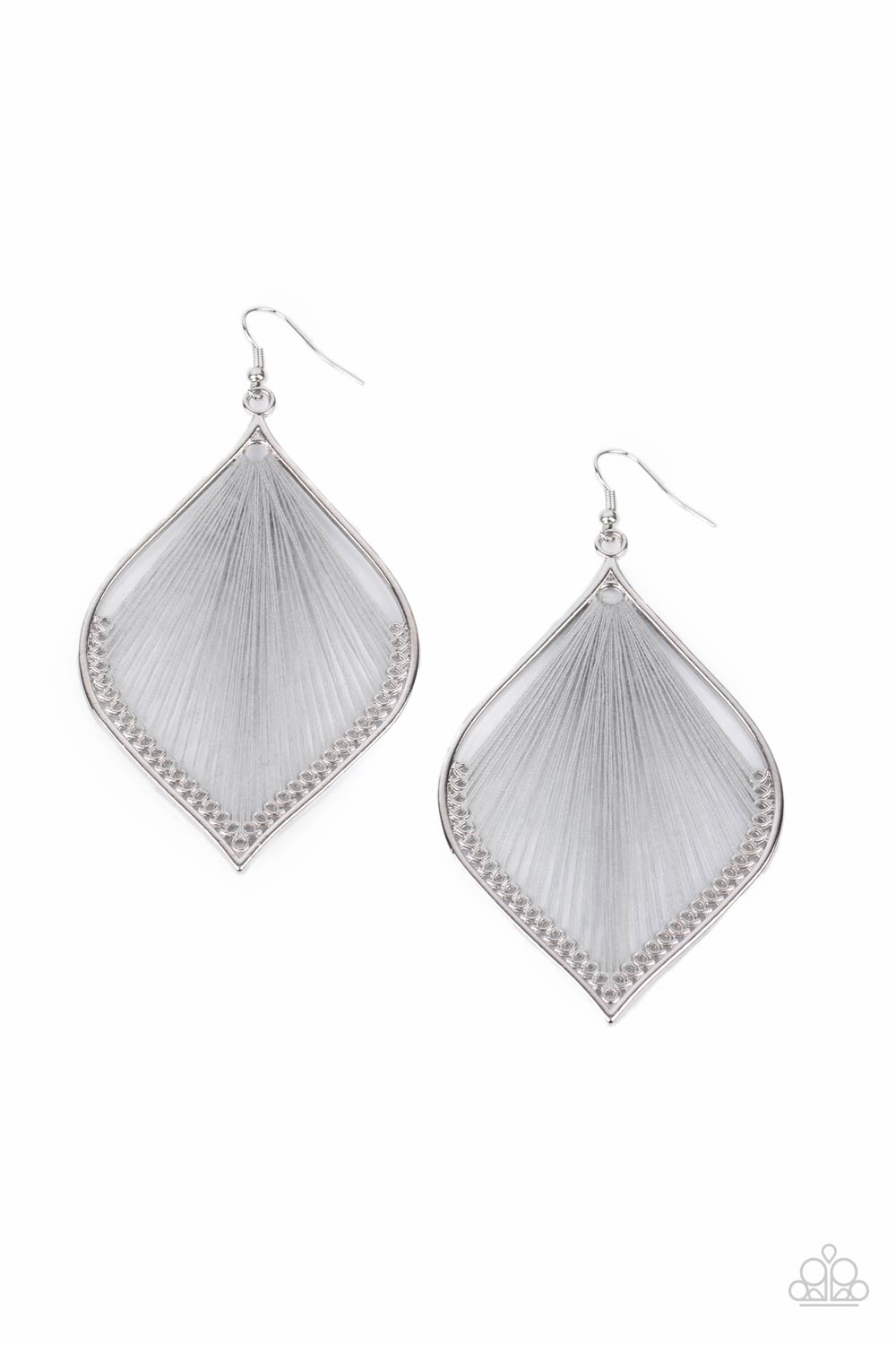 String Theory - Silver Earrings Paparazzi Accessories